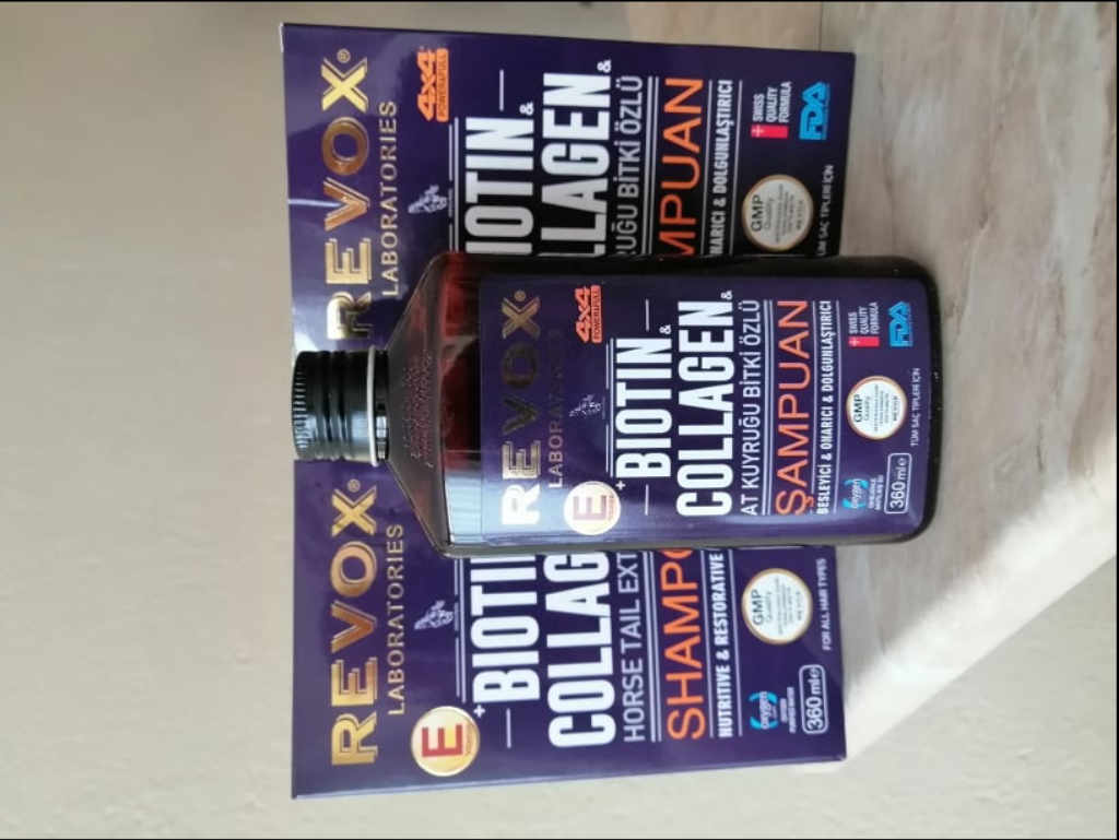 СПЕЦИАЛЕН ШАМПОАН REVOX OTIN &amp;amp; КОЛАГЕН и ЕКСТРАКТ ОТ РЪЧНИ БИЛКИ + ДОБАВКА НА ВИТАМИН 360 ml