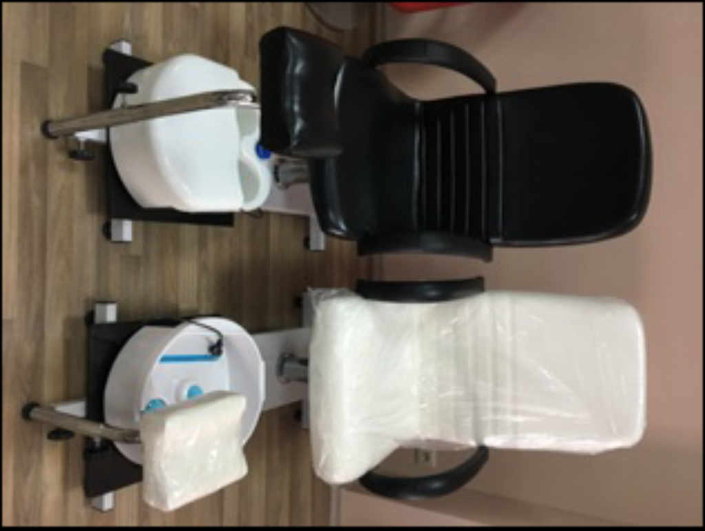 Педикюрен стол с ваничка -660лв.